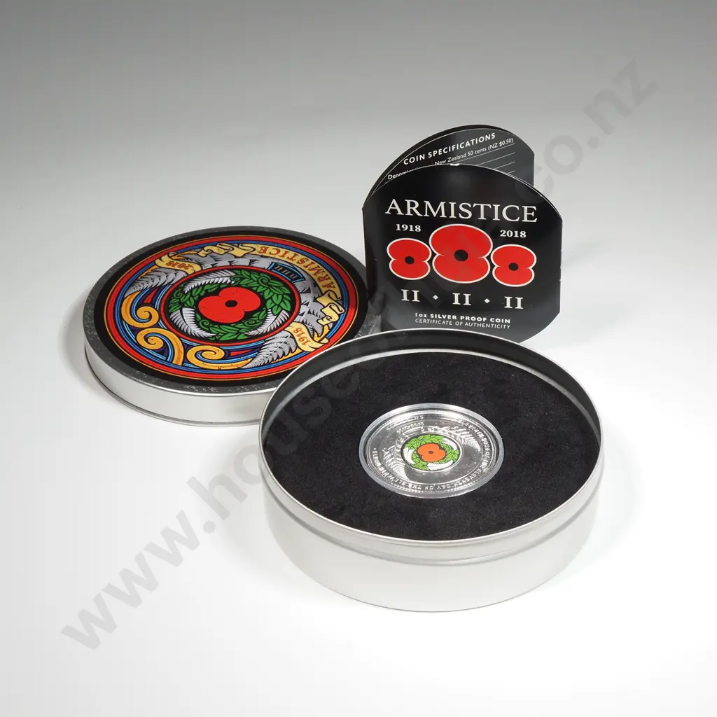 2018 Armistice 1 Ounce Silver Proof Coin Image 1++