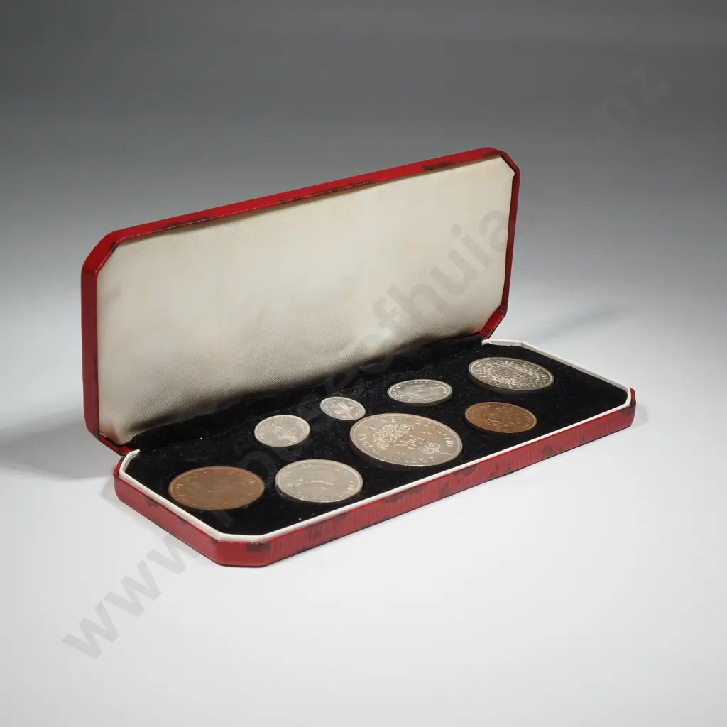 New Zealand 1953 Proof Set: CV $300 Image 1++