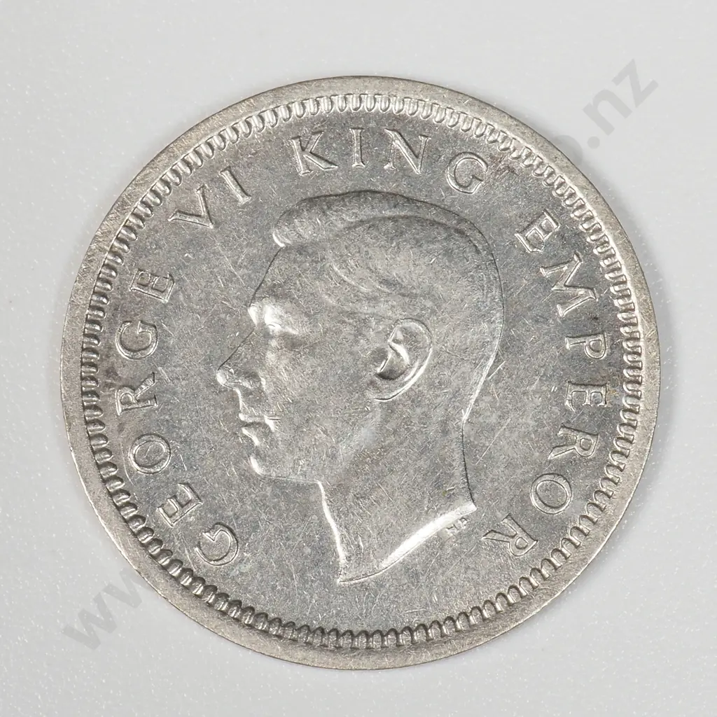 1945 New Zealand Threepence - Better Grade  Image 1++