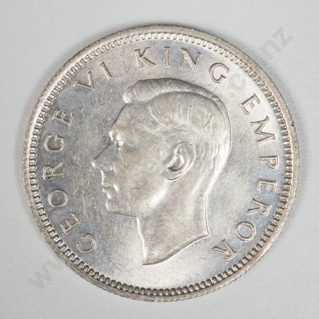 1946 New Zealand Sixpence - AUNC Image 1++