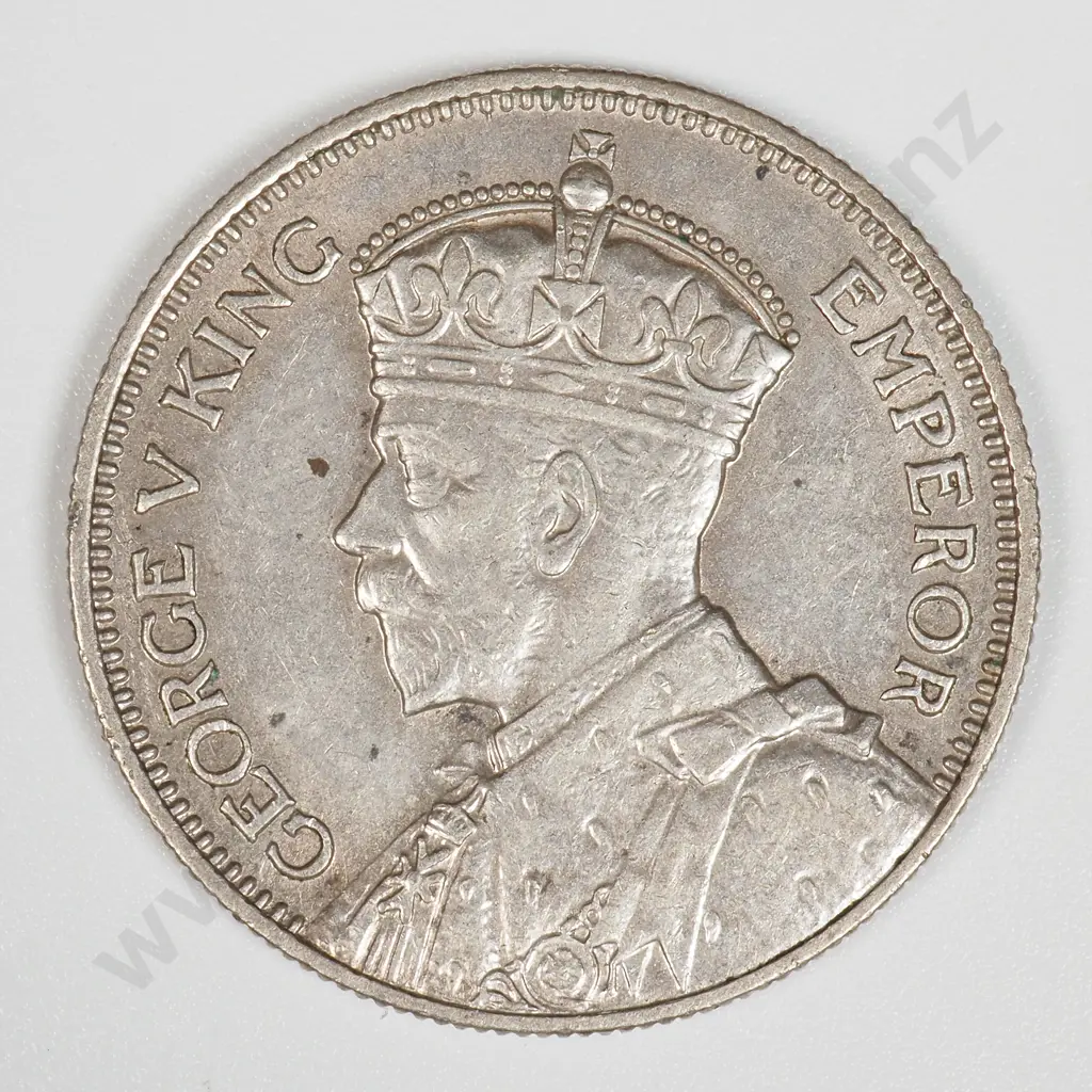 1935 New Zealand One Shilling Coin - Better Grade  Image 1++
