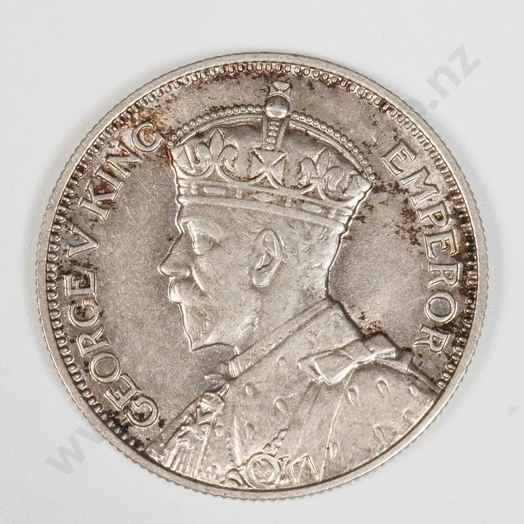 1935 New Zealand One Shilling Coin - Better Grade  Image 1++