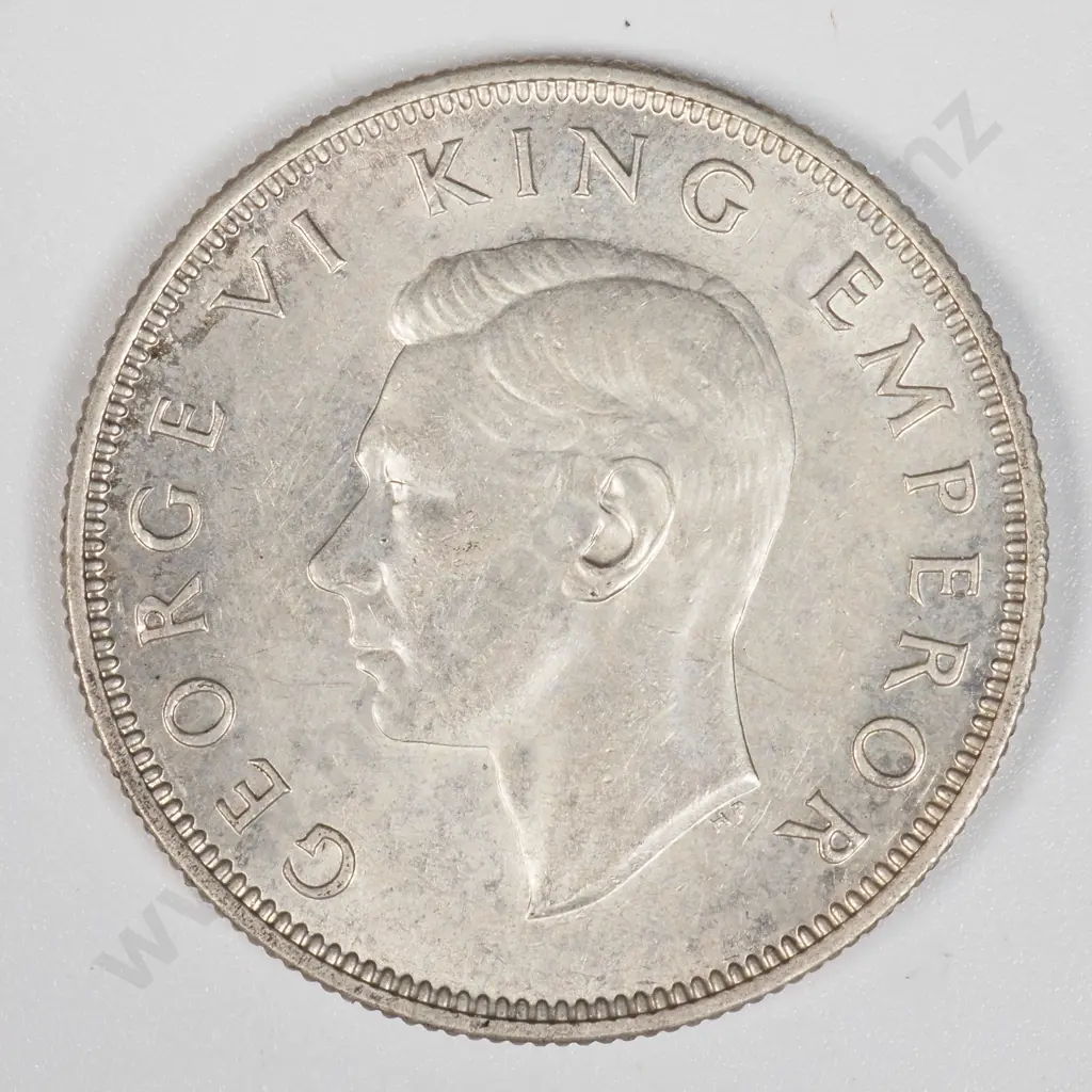 1944 New Zealand Florin - Better Grade  Image 1++