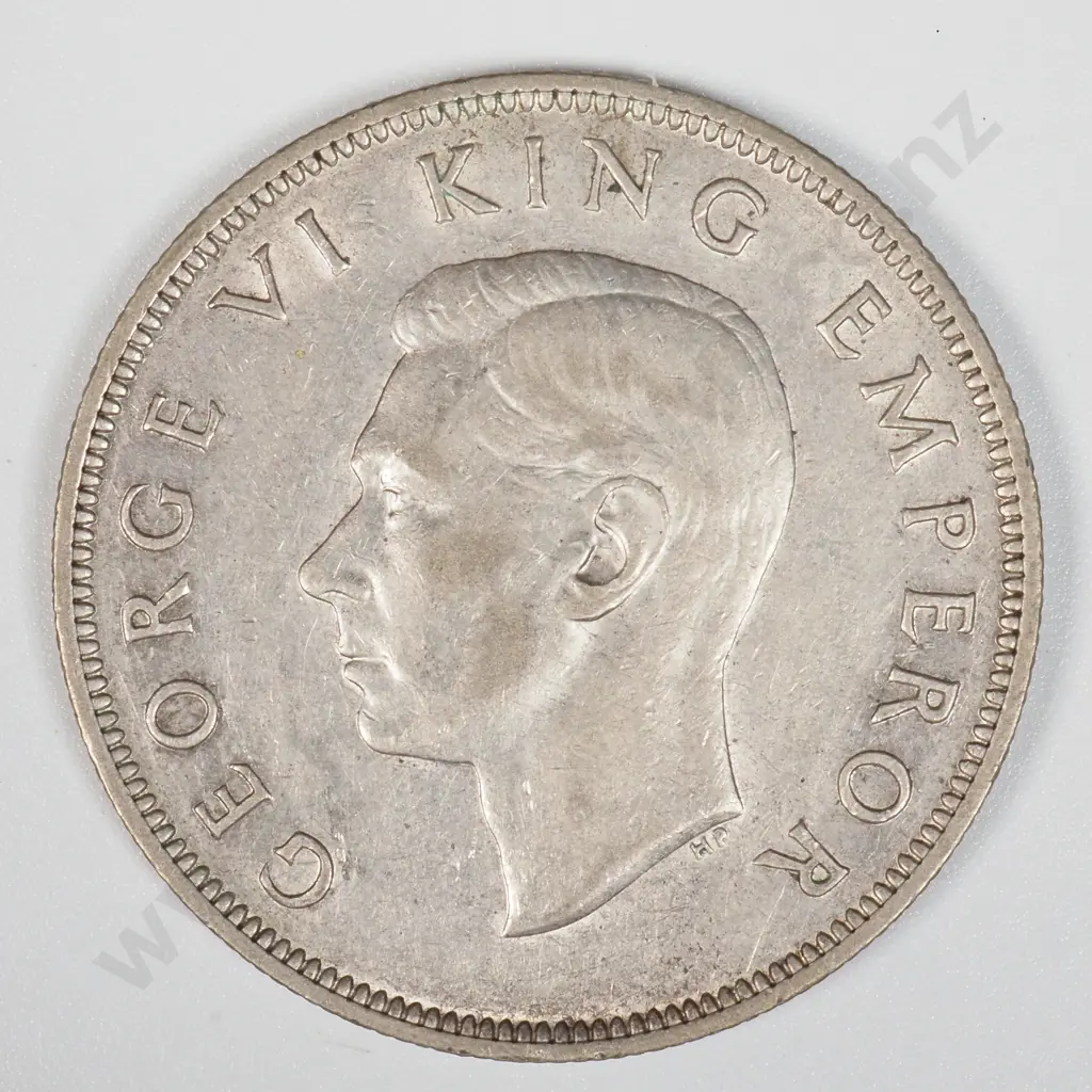 1941 New Zealand Half Crown - Better Grade  Image 1++