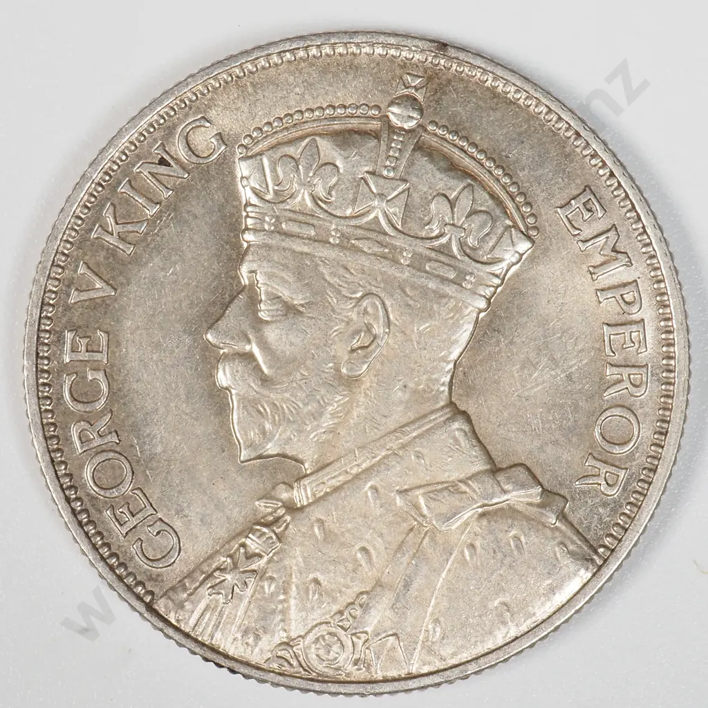 1934 New Zealand Florin - Better Grade Image 1++
