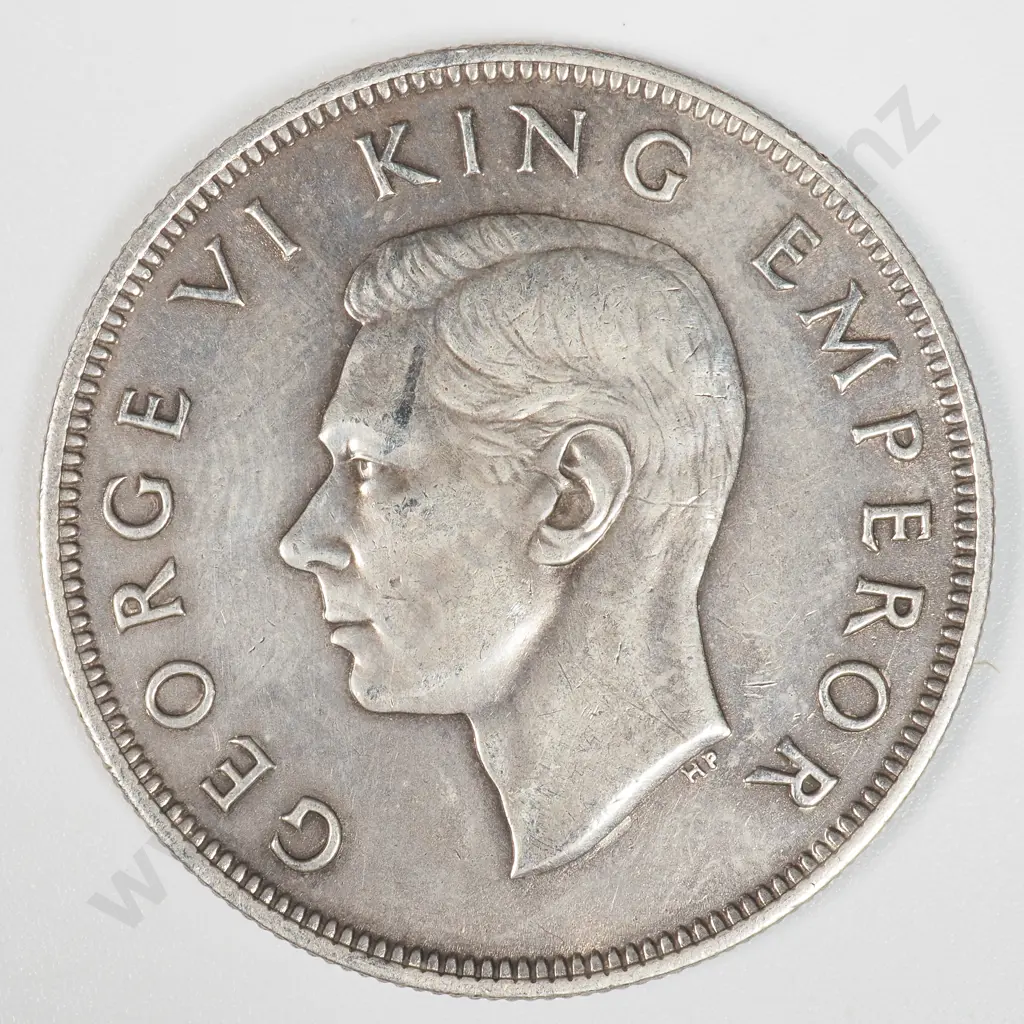 1937 New Zealand HalfCrown - Better Grade  Image 1++
