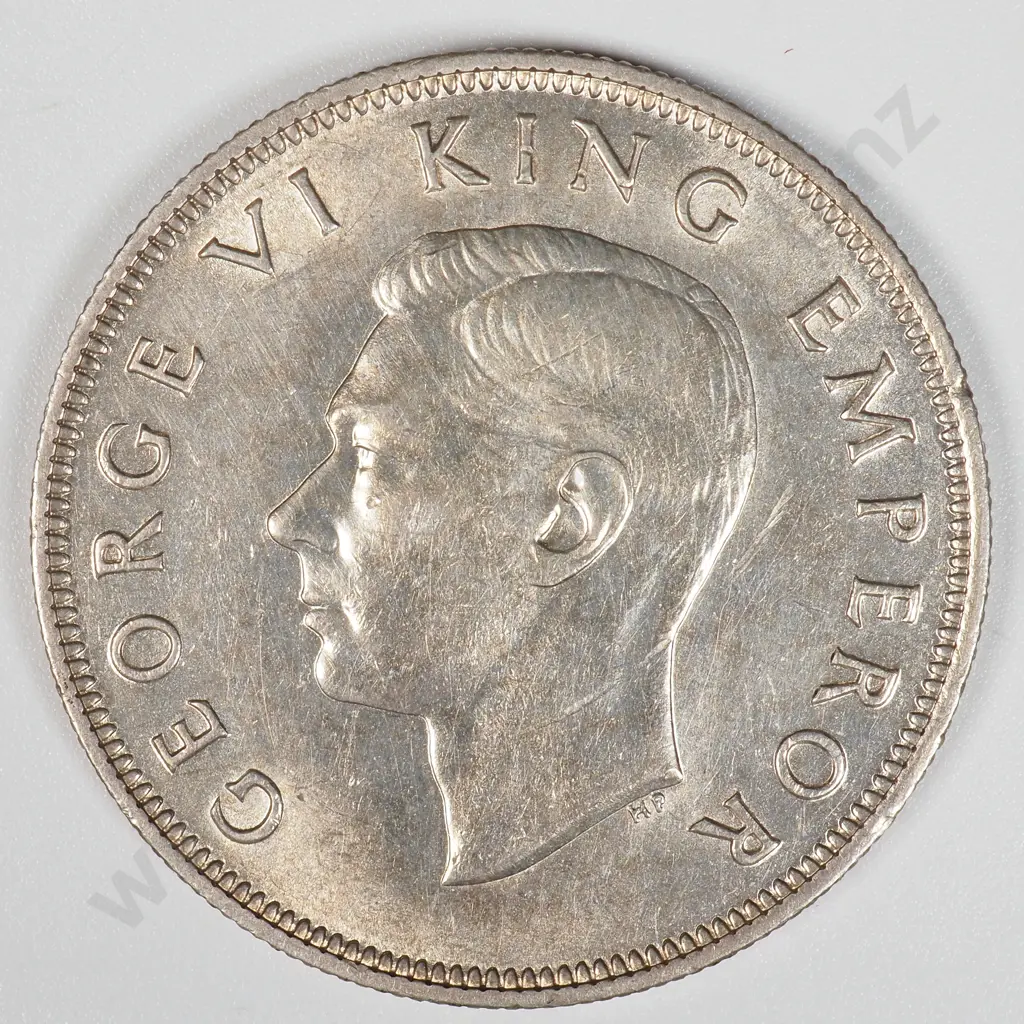 1940 New Zealand Waitangi Half Crown - Better Grade  Image 1++
