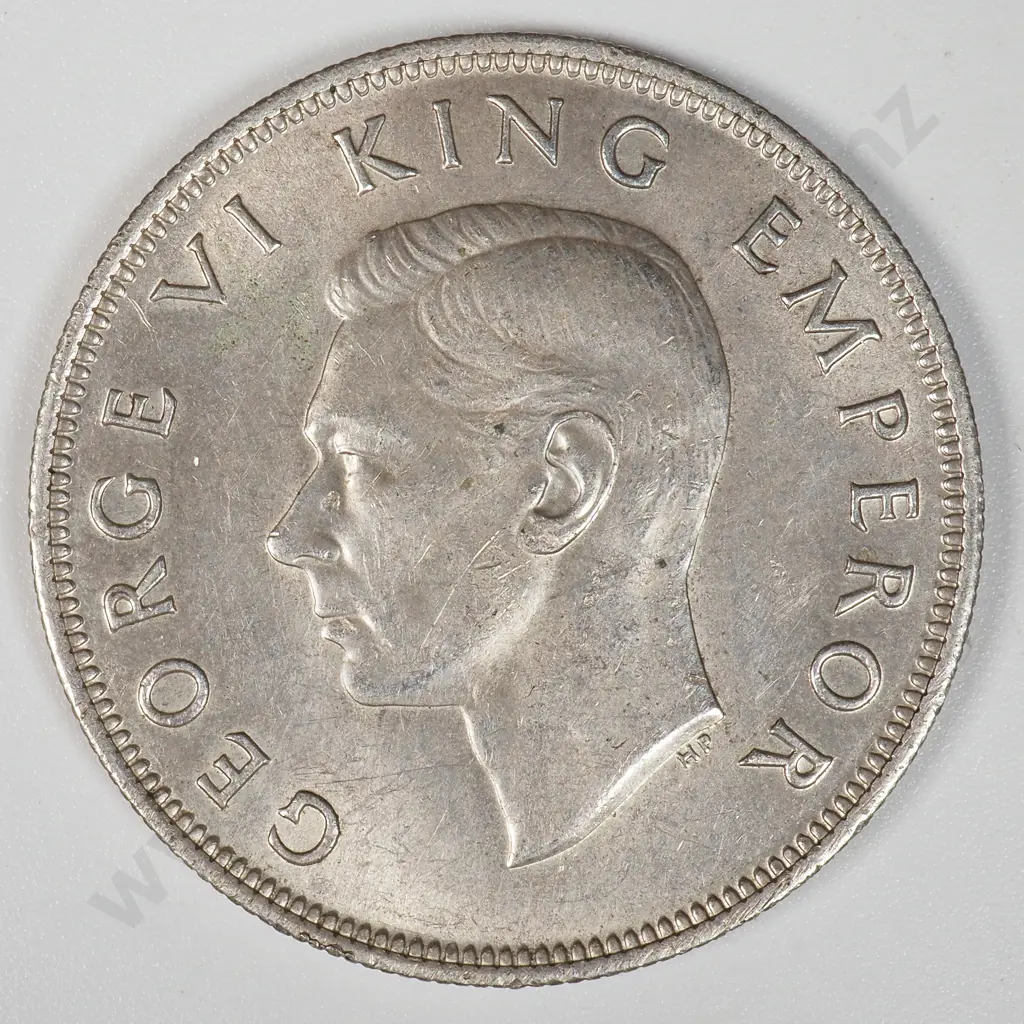 1940 New Zealand Waitangi Half Crown - Better Grade  Image 1++