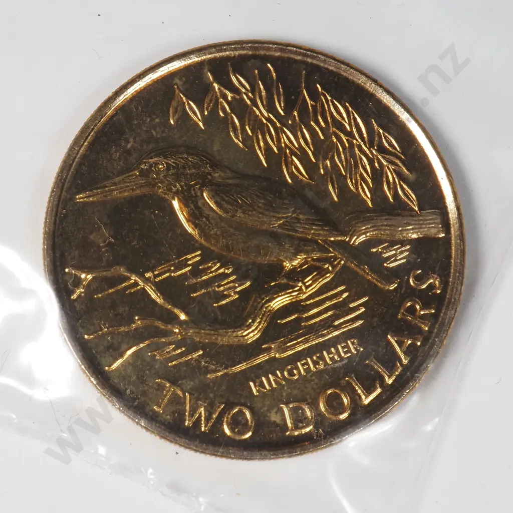 12 1993 UNC New Zealand Two Dollar Coins  Image 1++