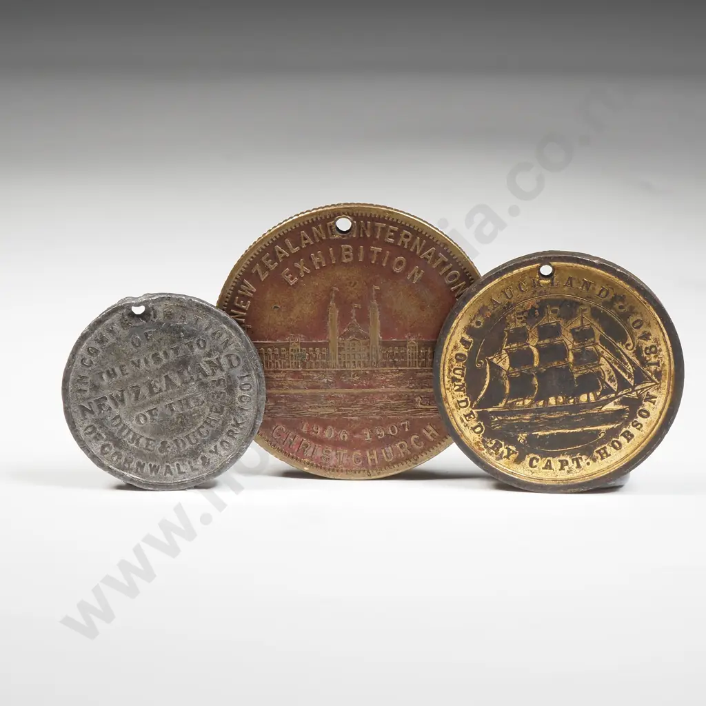 Assorted New Zealand Souvenir Tokens - Mainly Royal & Exhibition  Image 1++