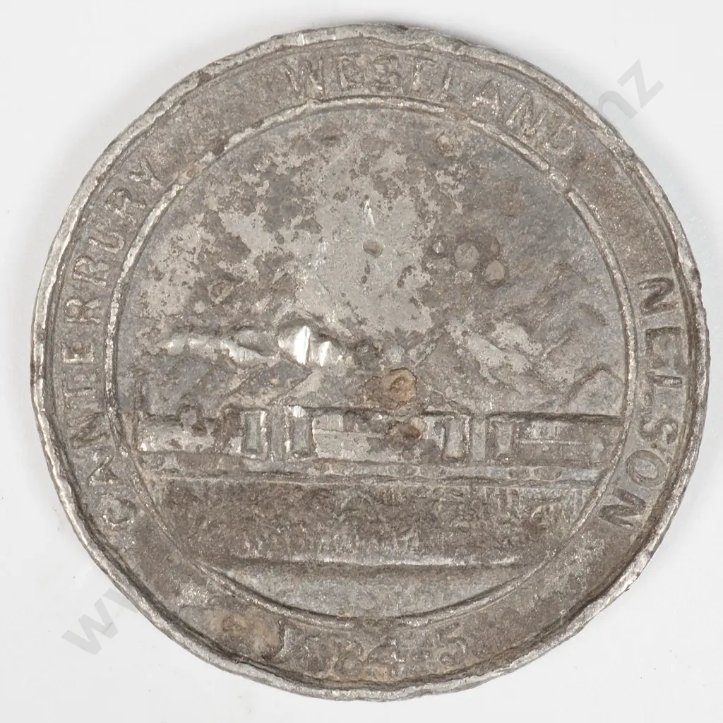 1884-85 Railway League Token  Image 1++