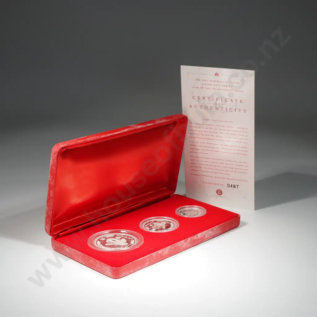 2001 Australia Proof Lunar Silver Coin Series 3.5 Ounces of Silver  Image 1++