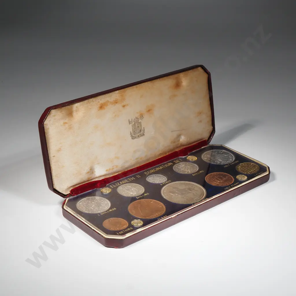 1953 United Kingdom Coronation Proof Coin Set  Image 1++