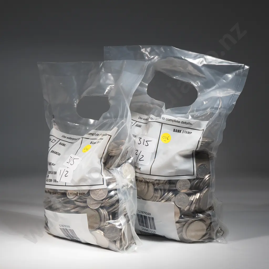 Current coins, $258 Australian in 5, 10, 20 and 50 cents coins – approximate exchange rate NZD $292 Image 1++