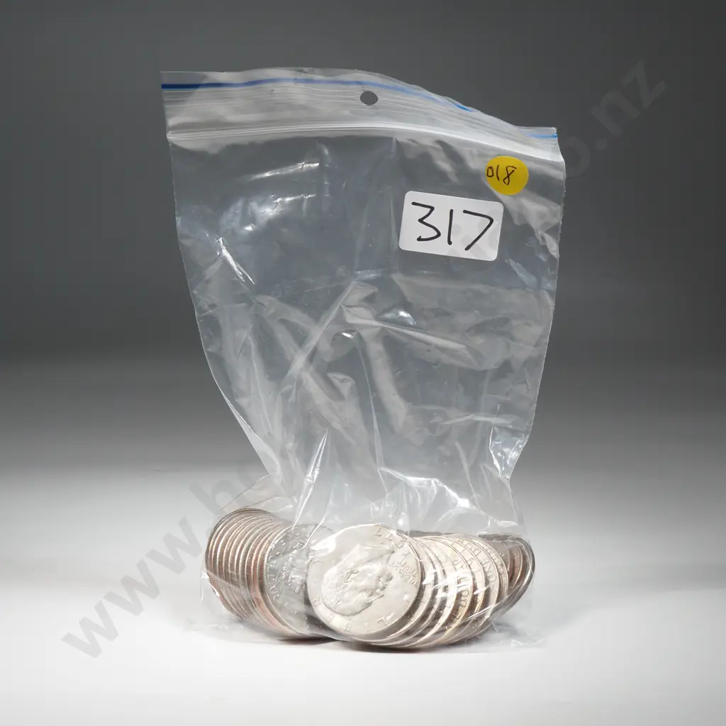 30 x large size USA one dollar coins, 1971-1978 in nice condition Image 1++