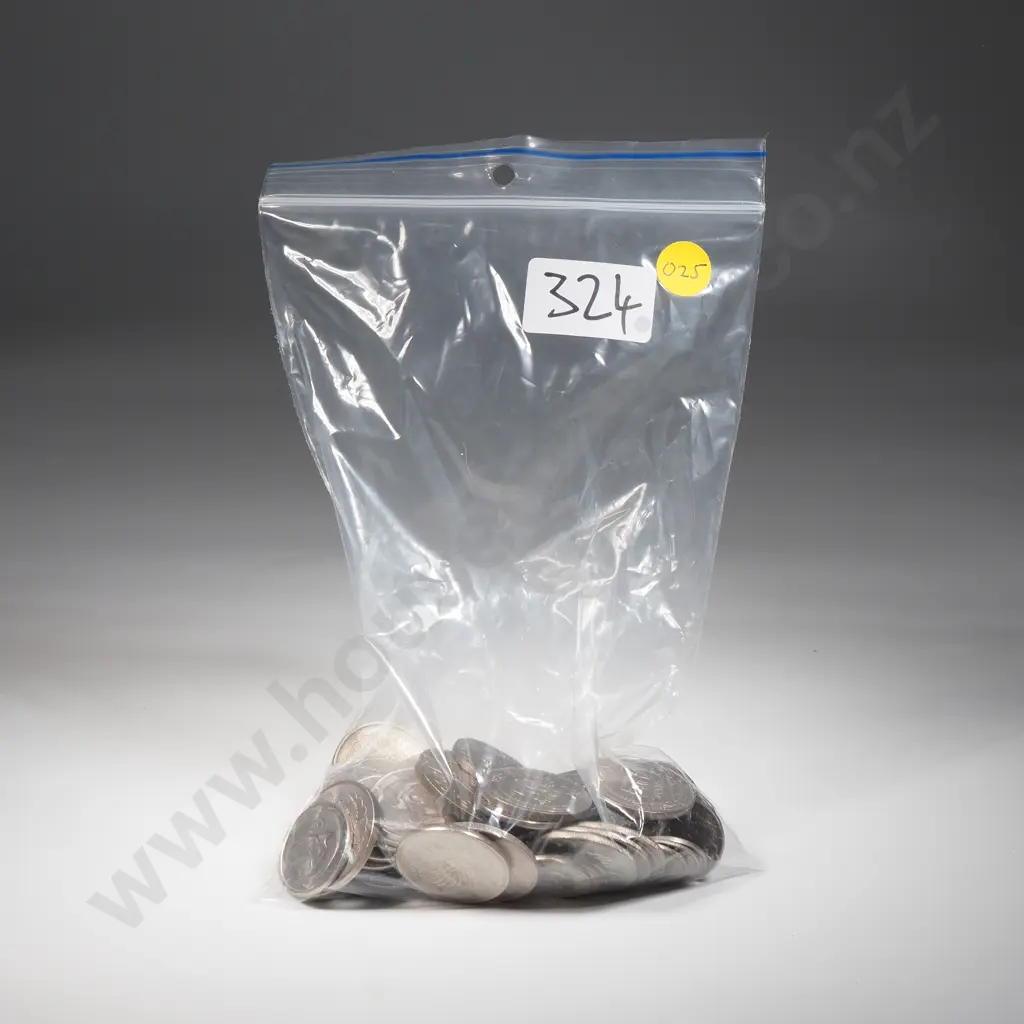 $18 face value of excellent condition Singapore coins, 1967 – 1985 in 5, 10, 20 and 50 cents and $1 coins Image 1++