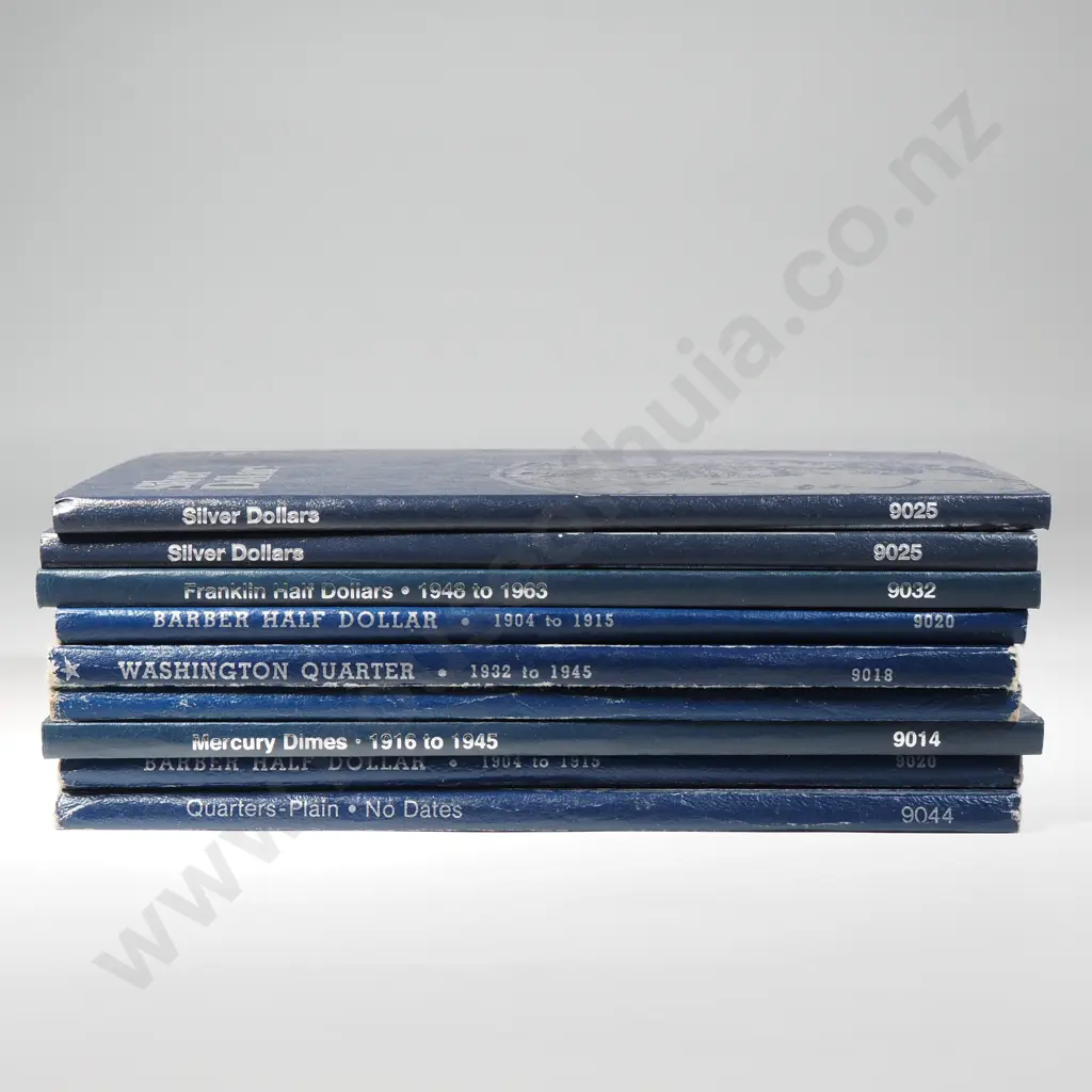 9 x USA Whitman empty coin albums Image 1++