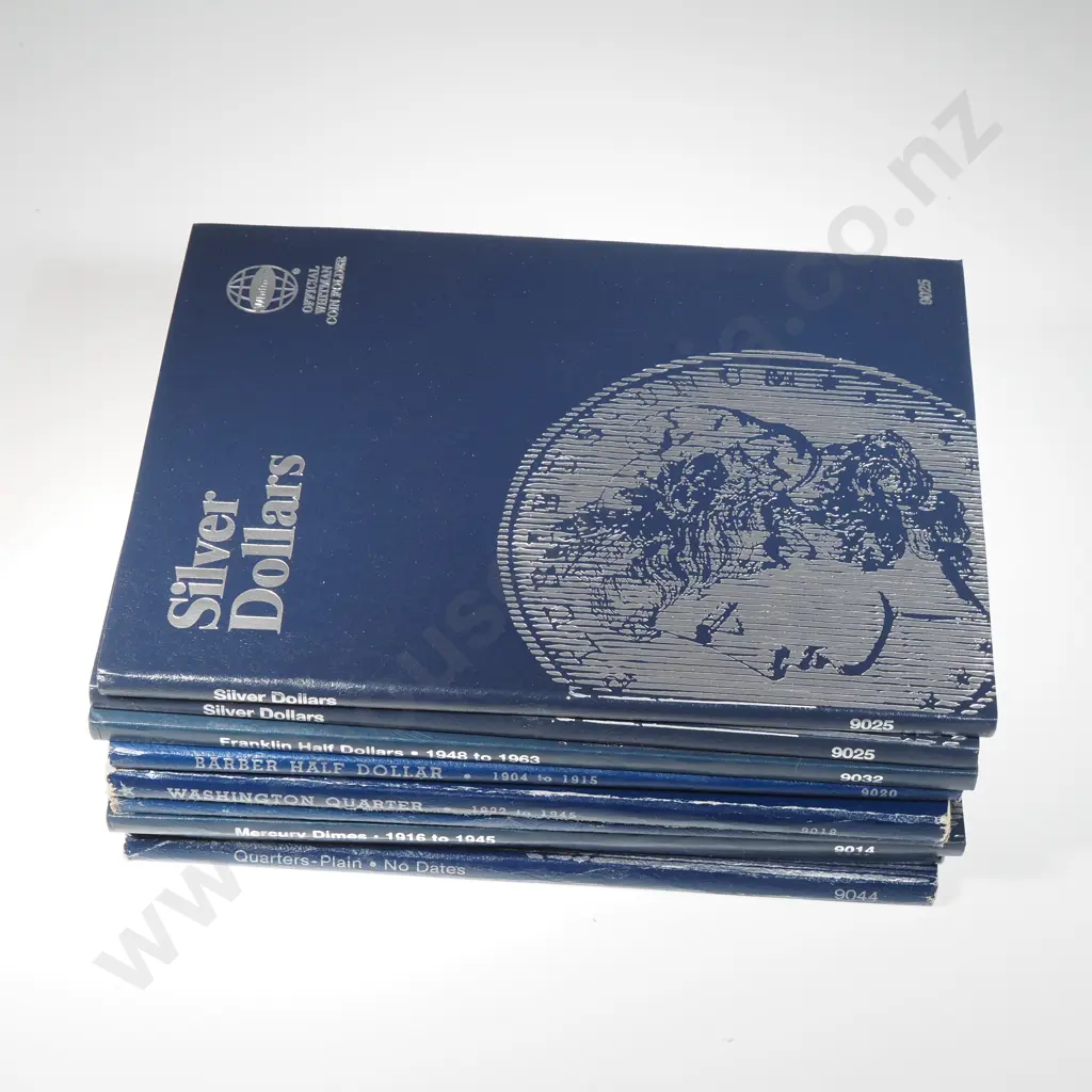 9 x USA Whitman empty coin albums Image 1++