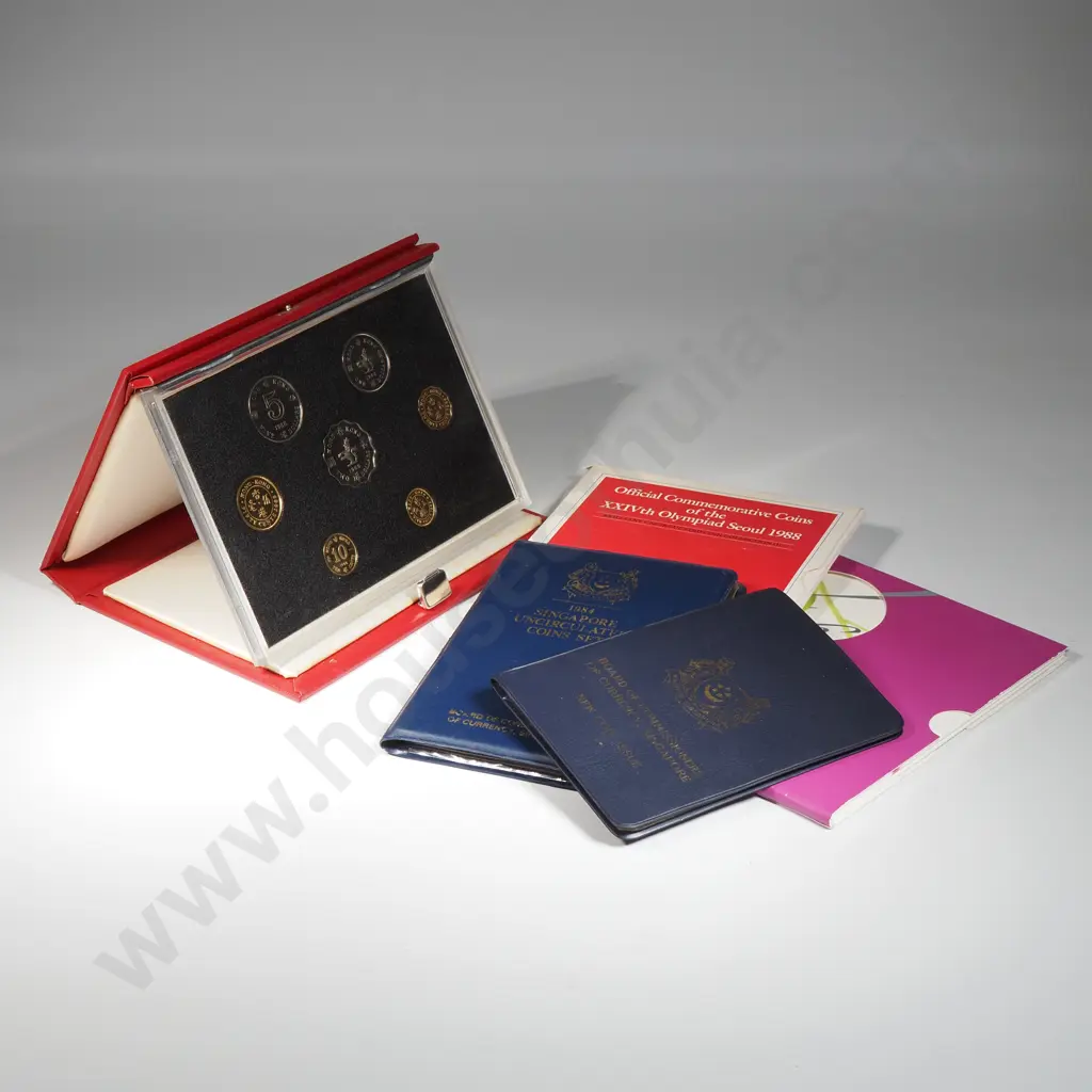 5 x coin sets from Singapore, Hong Kong and South Korea Image 1++
