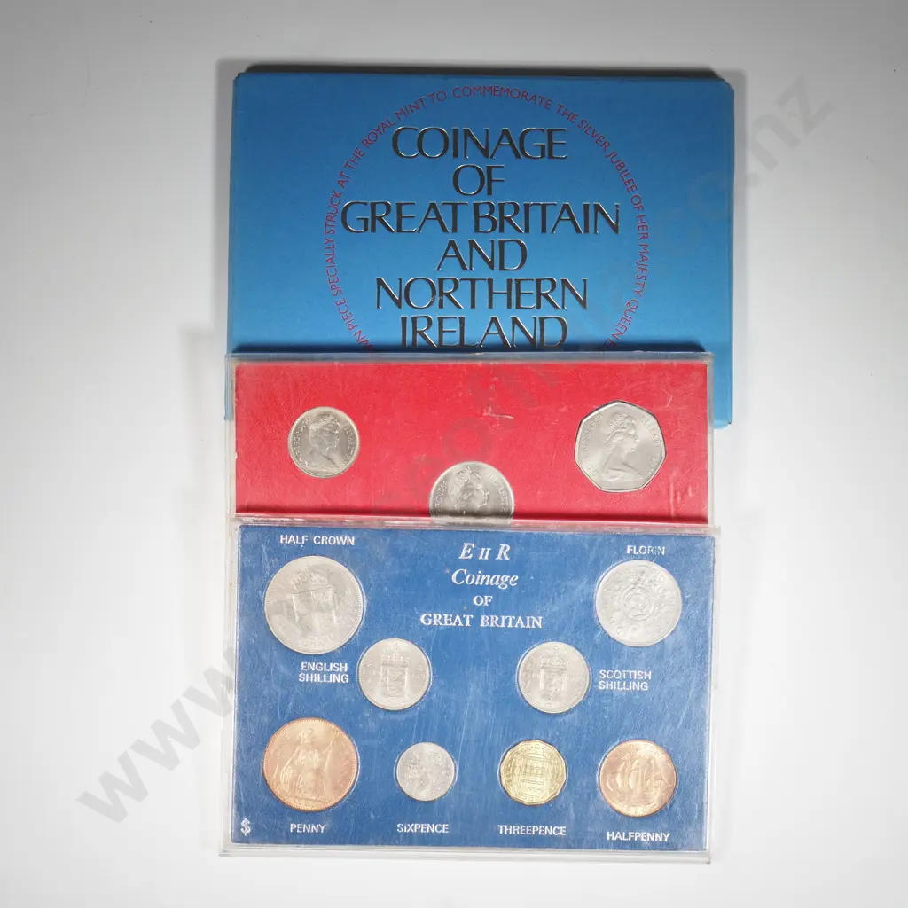 Three UNC UK Coin Sets  Image 1++