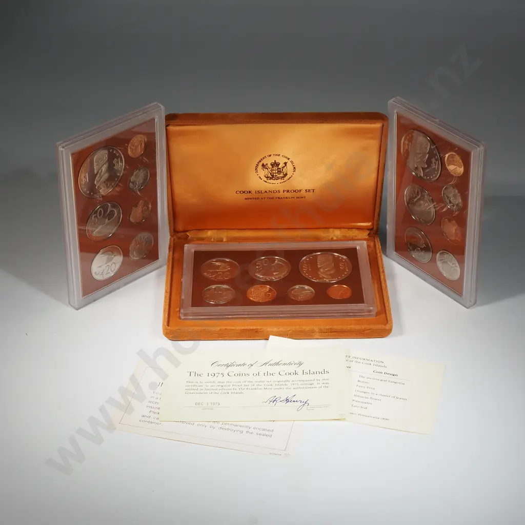 Three Cook Islands Proof Coin Sets - One Cased  Image 1++
