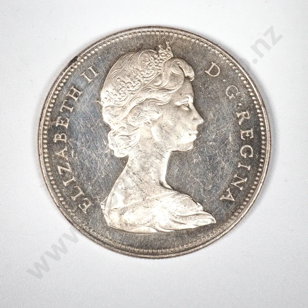 1966 Canada Silver Dollar  Image 1++