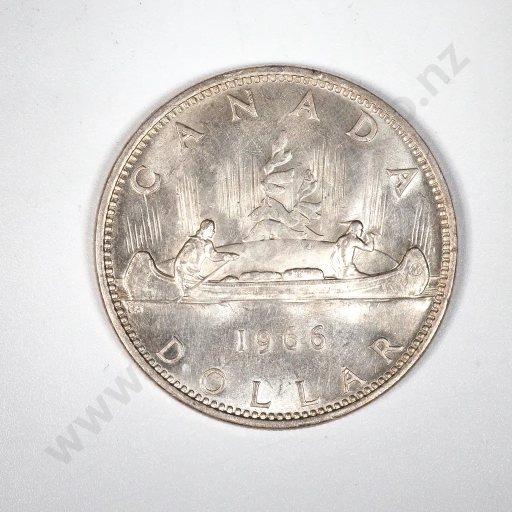 1966 Canada Silver Dollar  Image 1++