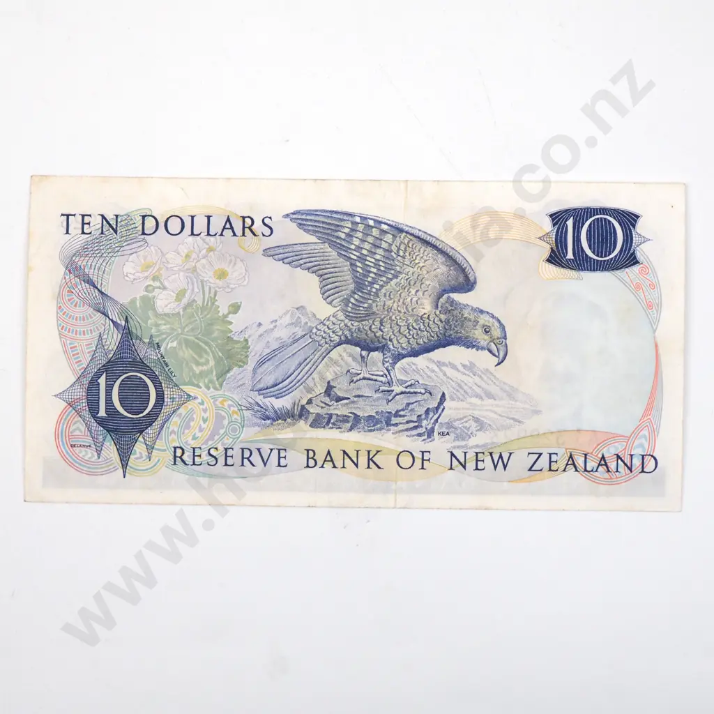 New Zealand Ten Dollar Fleming A3 Banknote  Image 1++