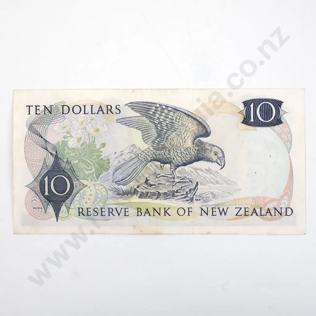 New Zealand Knight Ten Dollar Banknote  Image 1++