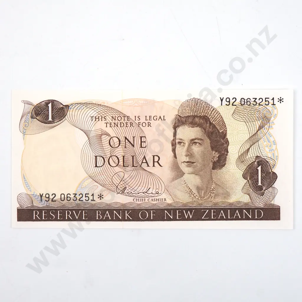 New Zealand Hardie One Dollar Star Banknote  Image 1++