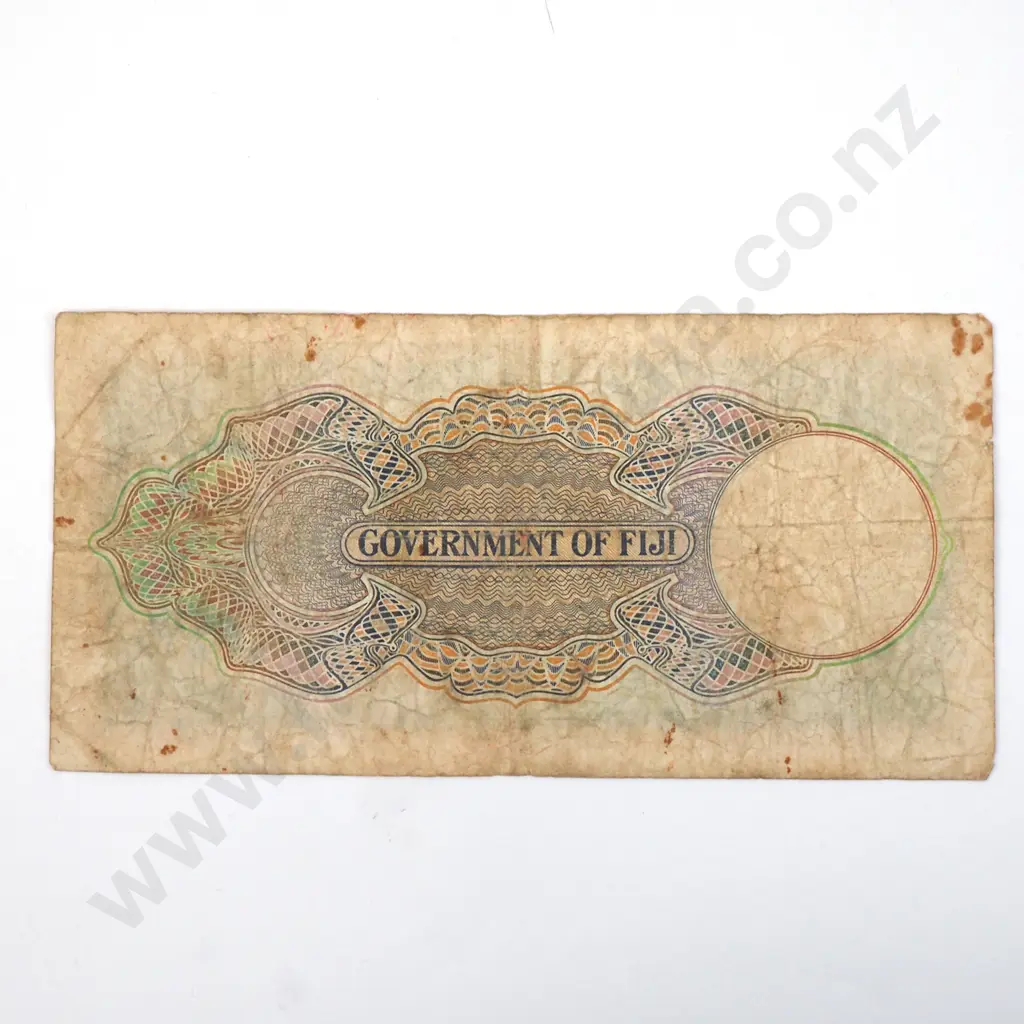 1951 Fiji Ten Shilling Banknote  Image 1++