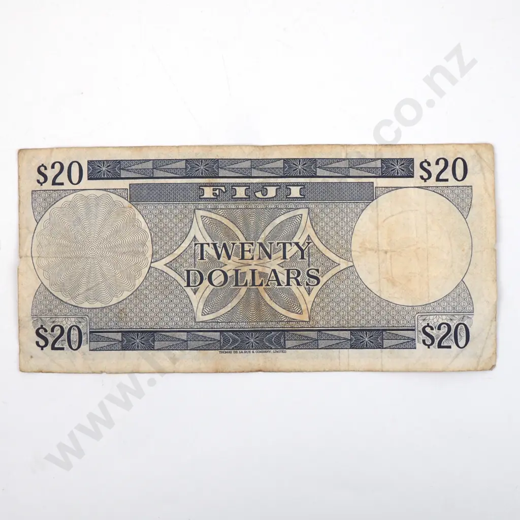 Fiji Twenty Dollar Banknote  Image 1++