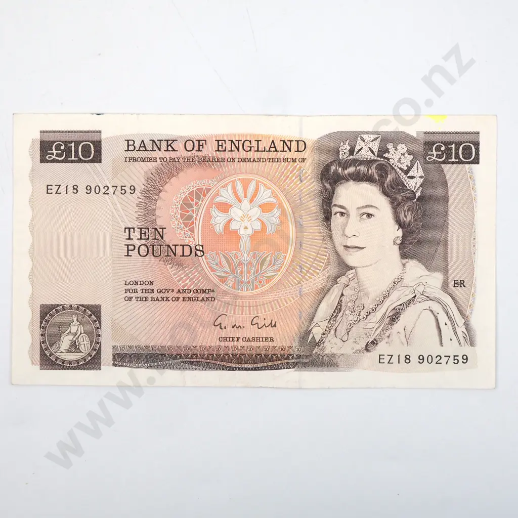 United Kingdom Ten Pound Banknote - Better Grade  Image 1++