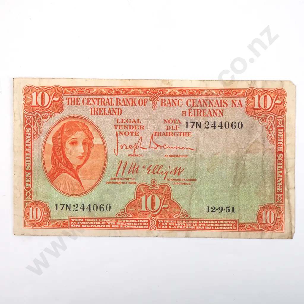 Ireland Ten Shilling Banknote   Image 1++