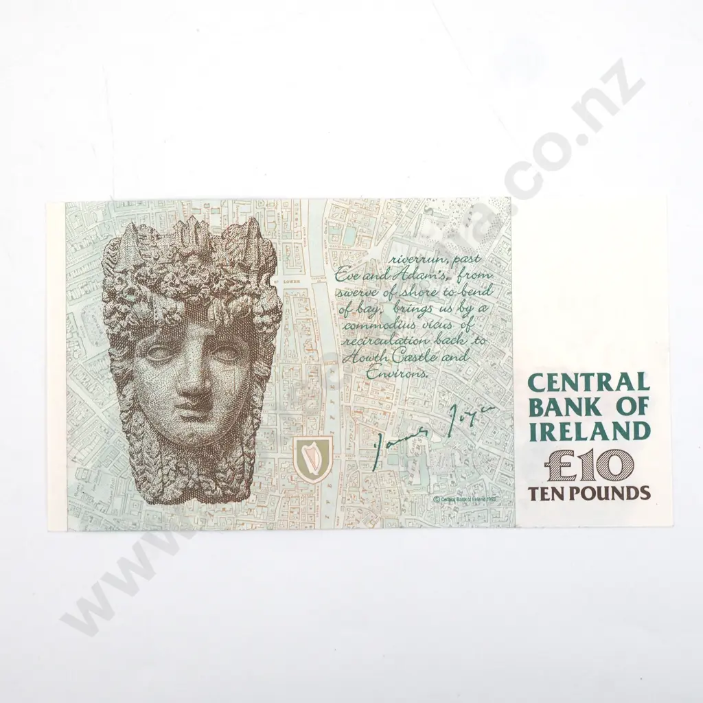 Ireland Ten Pound Banknote - Better Grade  Image 1++