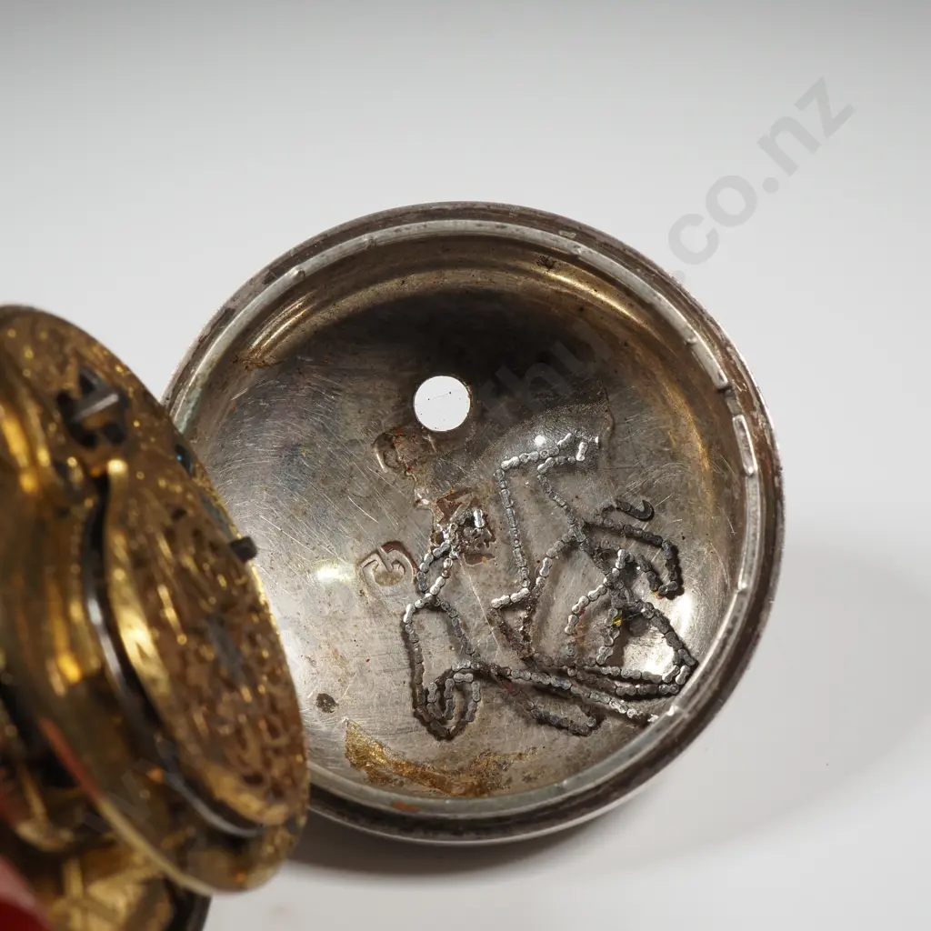 John Wightman Dublin Pear Case Sterling Silver Pocket Watch - London 1803 - Not Running Image 1++