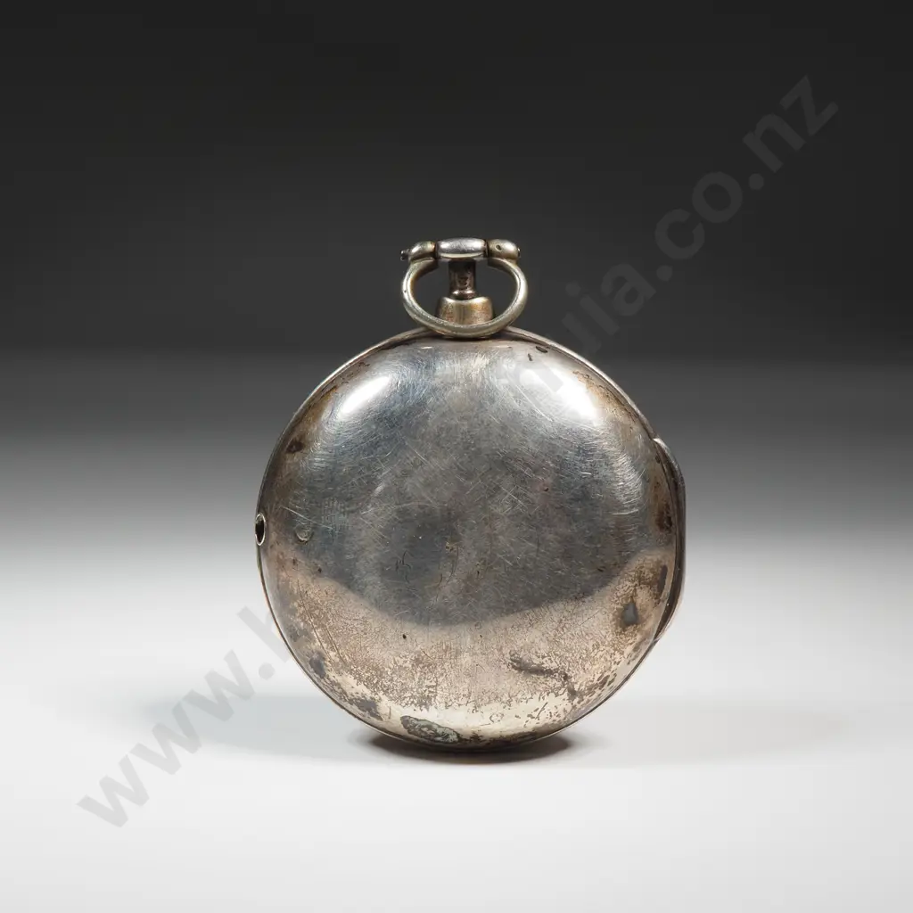 1782 Dated George Cooper Pair Case Sterling Silver Pocket Watch Image 1++