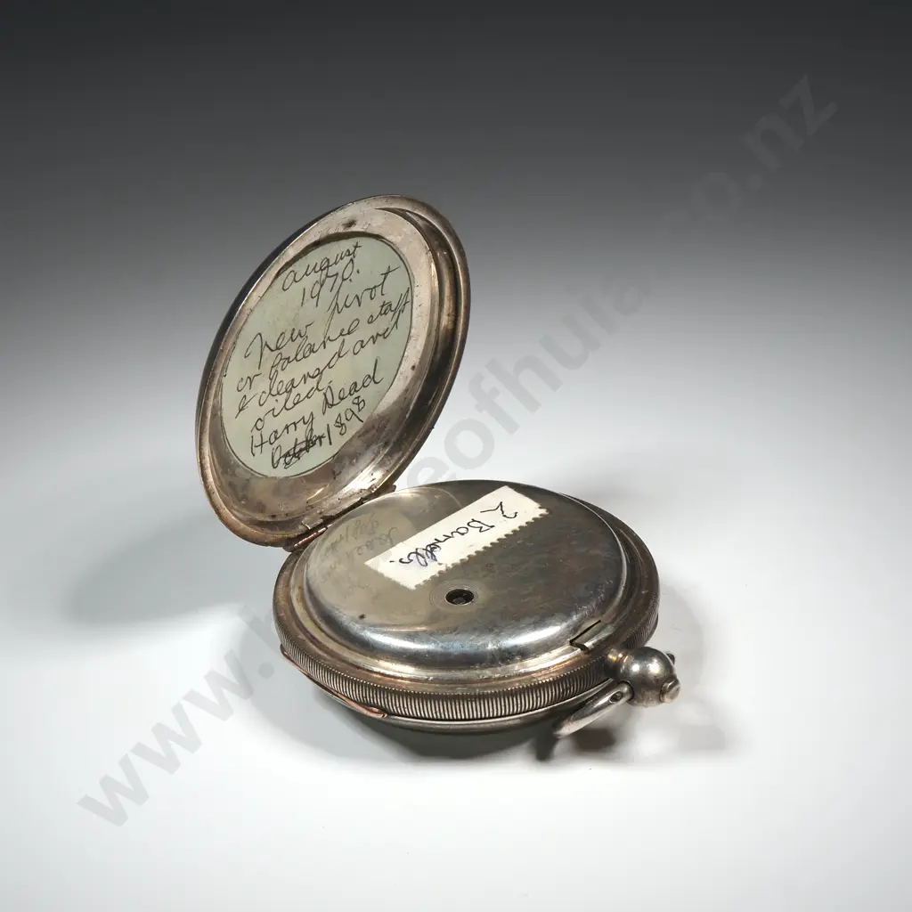 1898 Hallmarked Sterling Silver Pocket Watch by Livingston Birmingham Image 1++