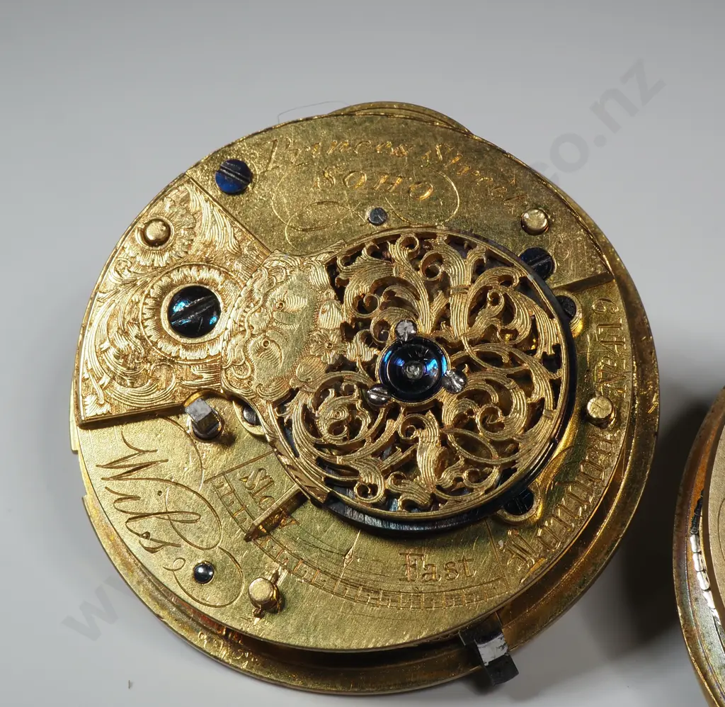 Two Fusee Movements Working - Wils Soho Circa 1800 & Geo Young Circa 1880  - No Dials Image 1++