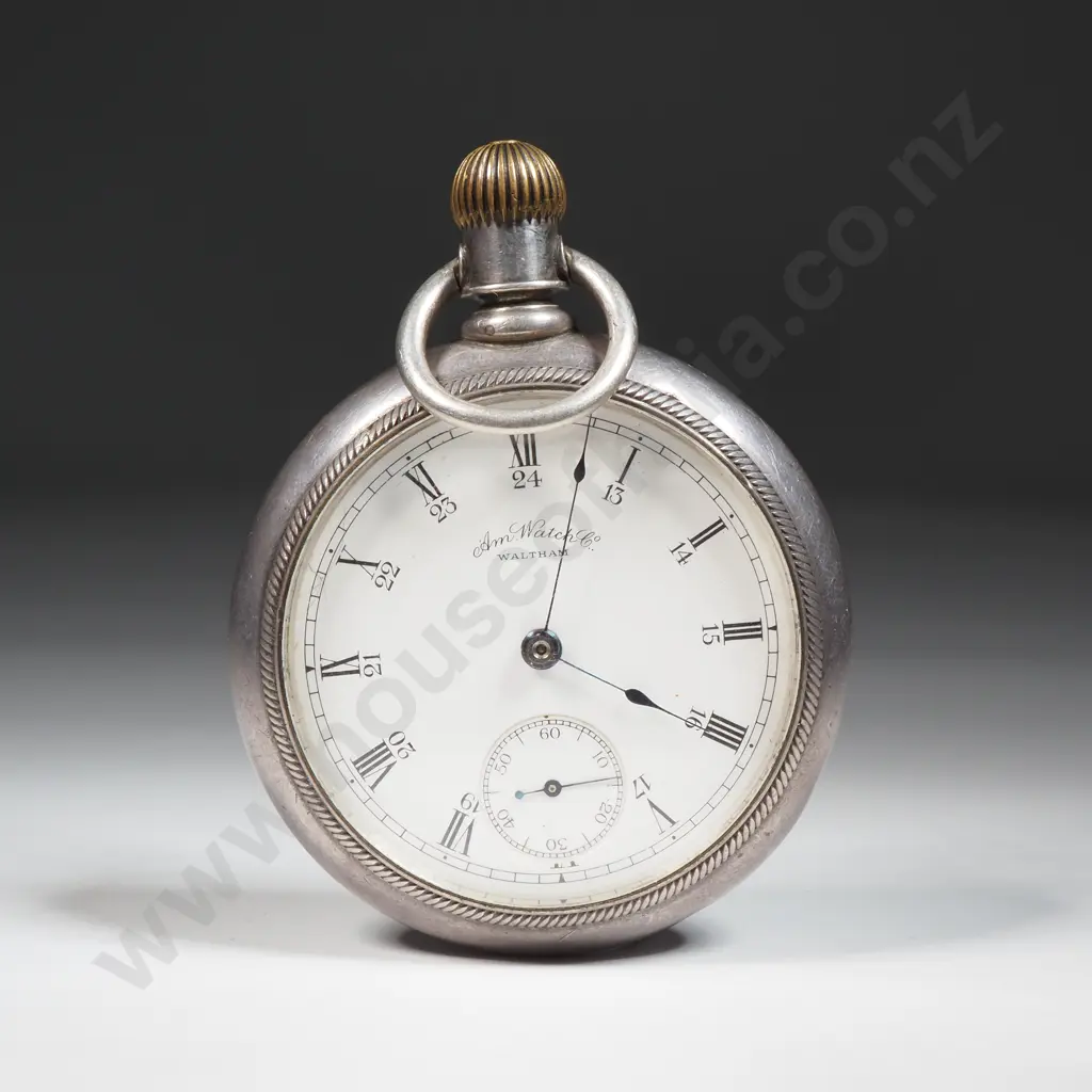Substantial Waltham Pocket Watch - American Watch Company Image 1++