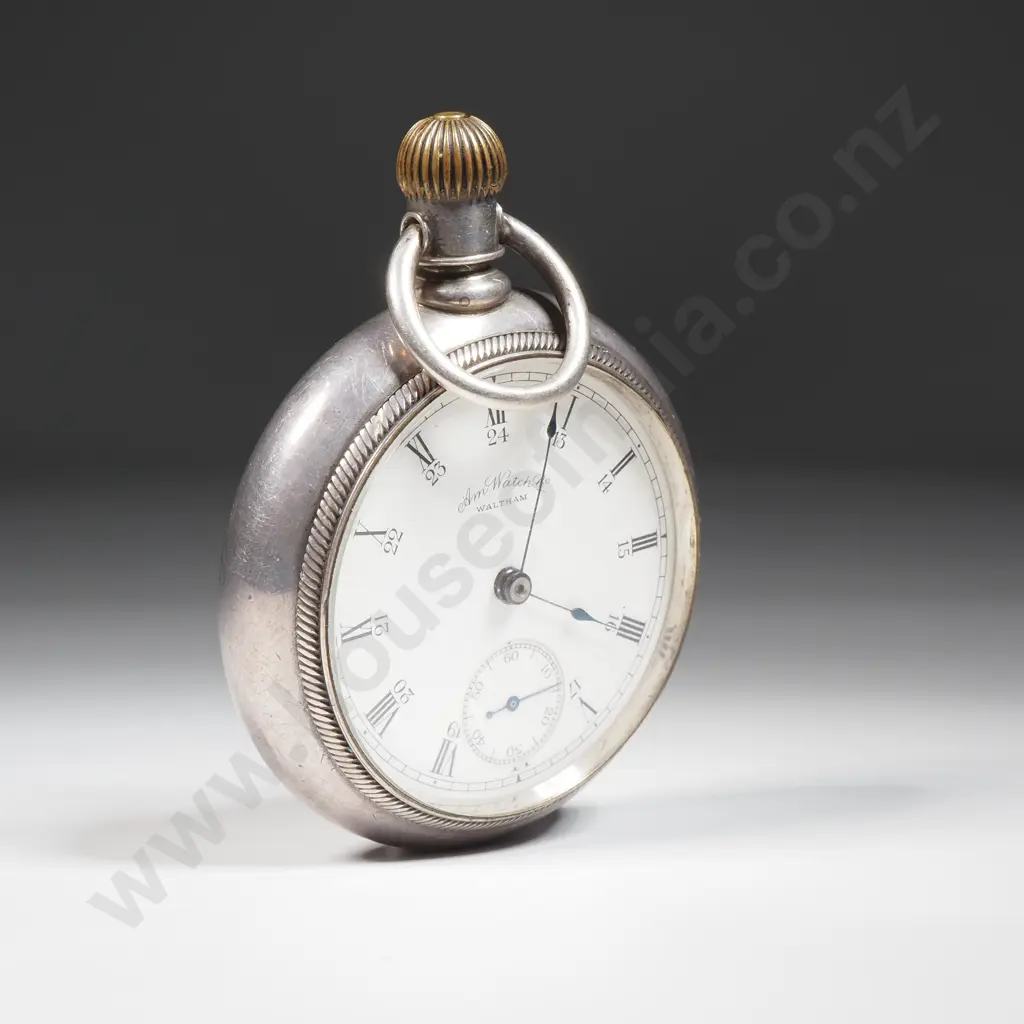 Substantial Waltham Pocket Watch - American Watch Company Image 1++