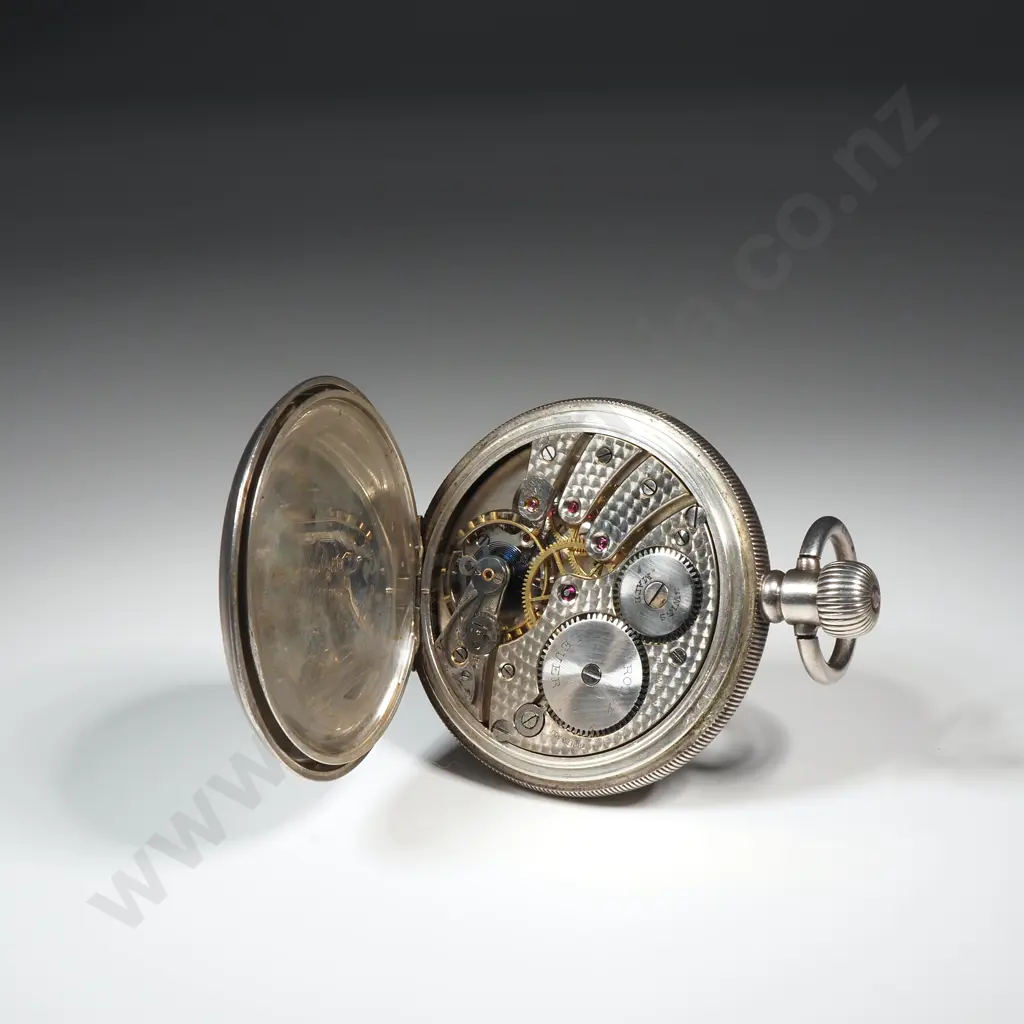 Antique Sterling Silver Rolex Pocket Watch Image 1++