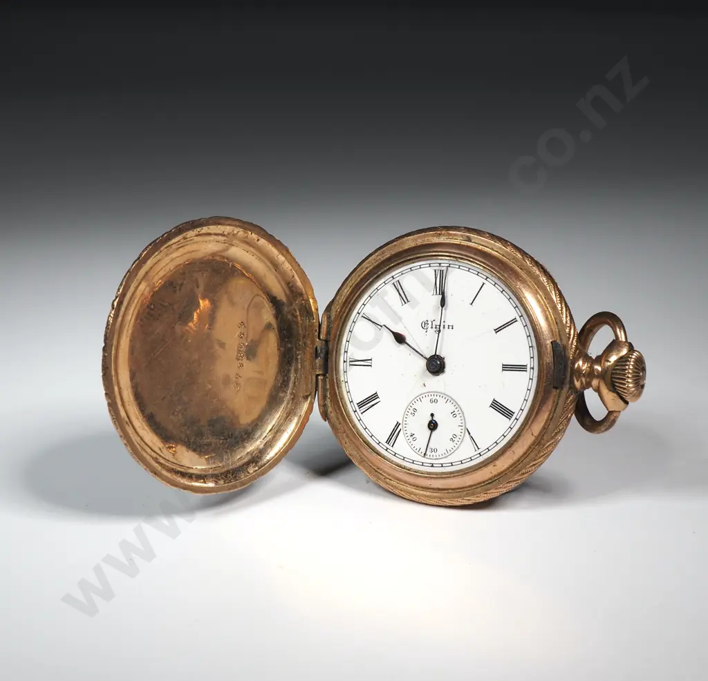 Ladies Rolled Gold Elgin Pocket Watch Image 1++
