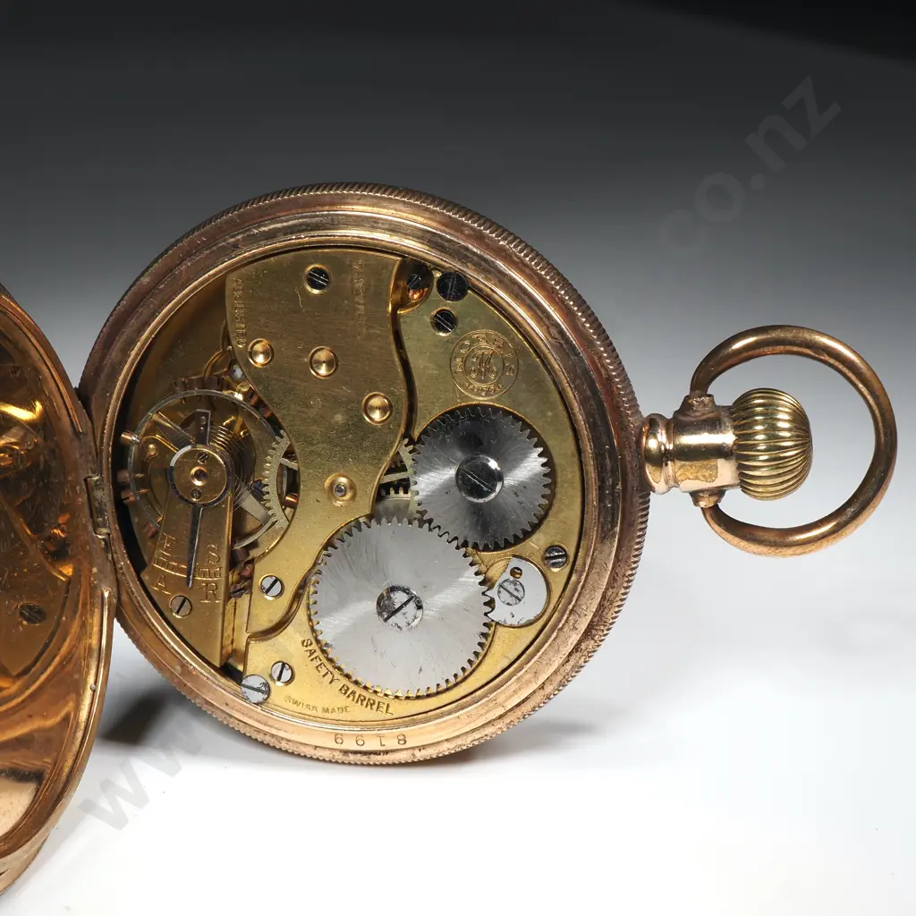 Antique Moeris Rolled Gold Pocket Watch Image 1++