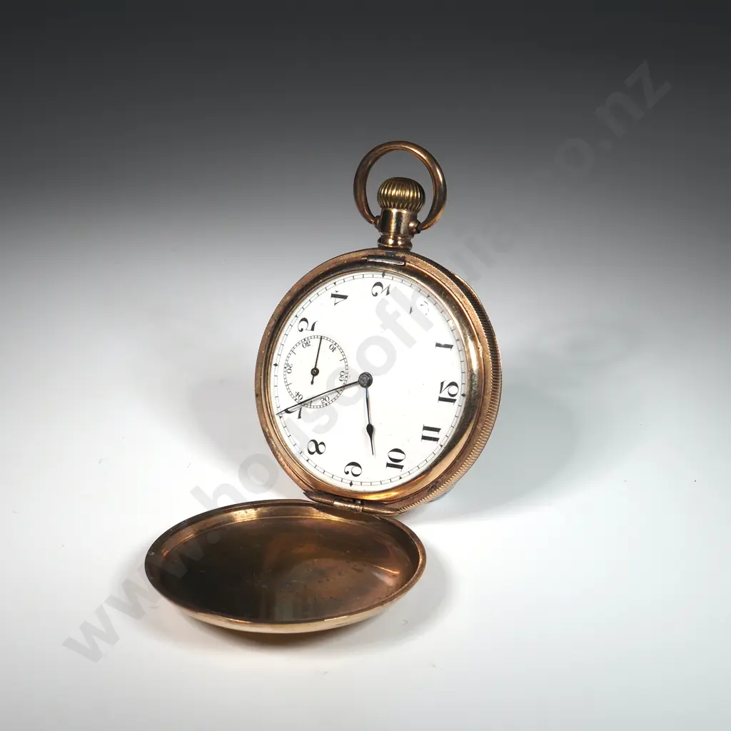 Antique Moeris Rolled Gold Pocket Watch Image 1++