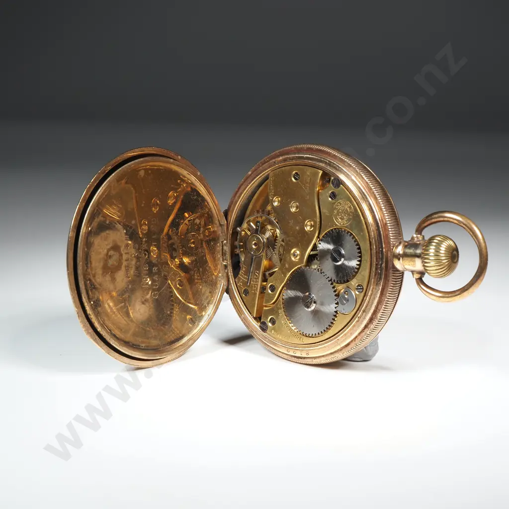 Antique Moeris Rolled Gold Pocket Watch Image 1++