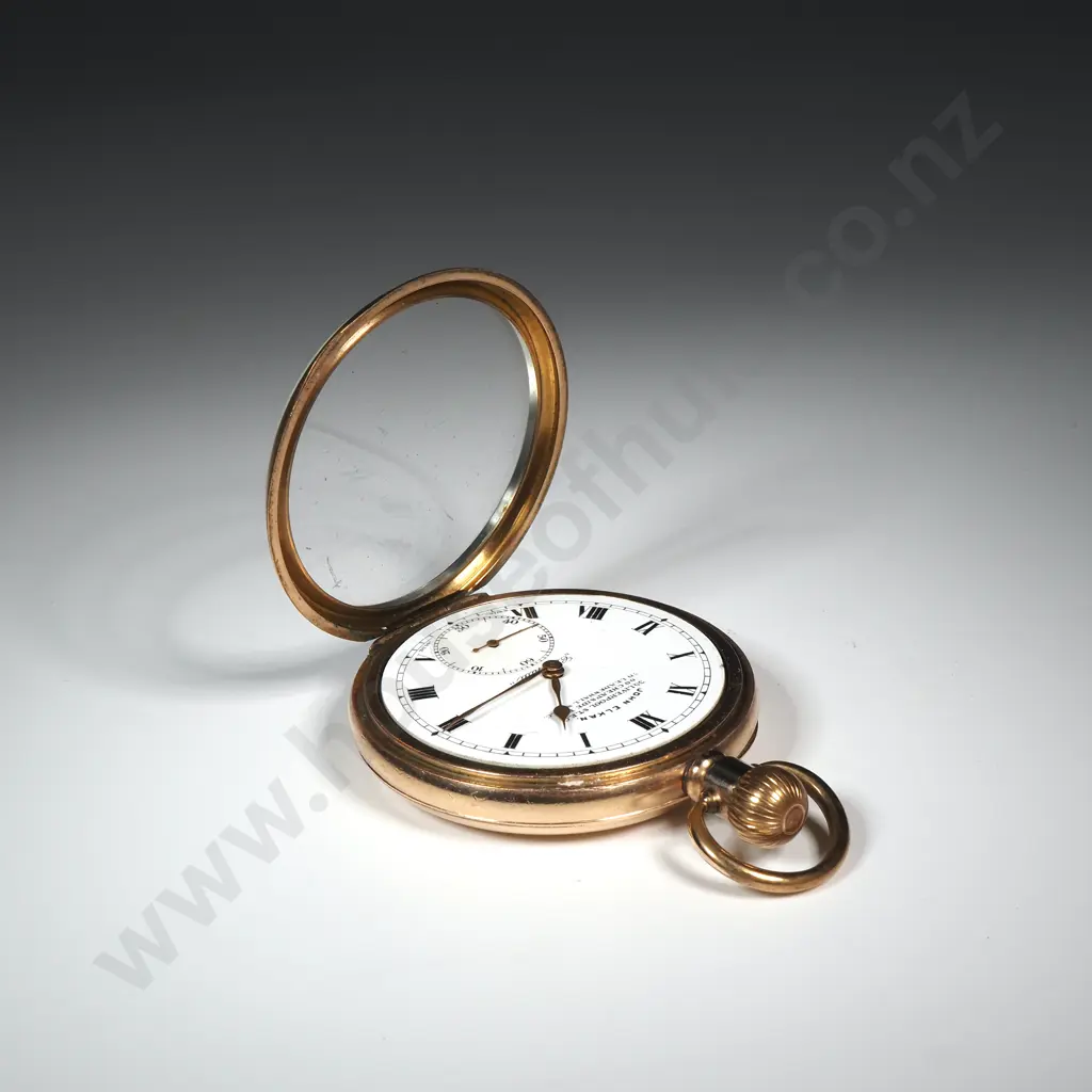 John Elkan 'Colonial' Rolled Gold Pocket Watch Image 1++