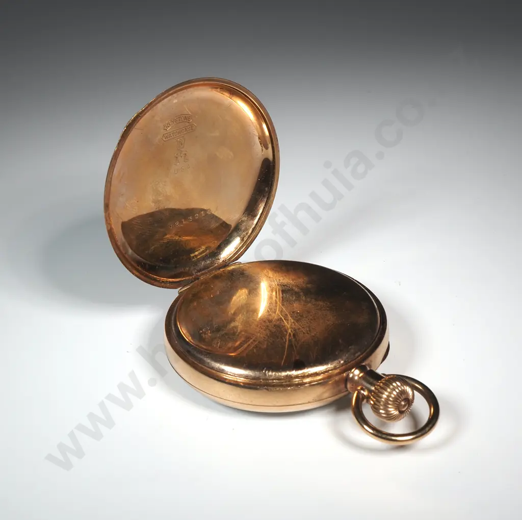 Elgin "Made in the U.S.A." Rolled Gold Pocket Watch Image 1++