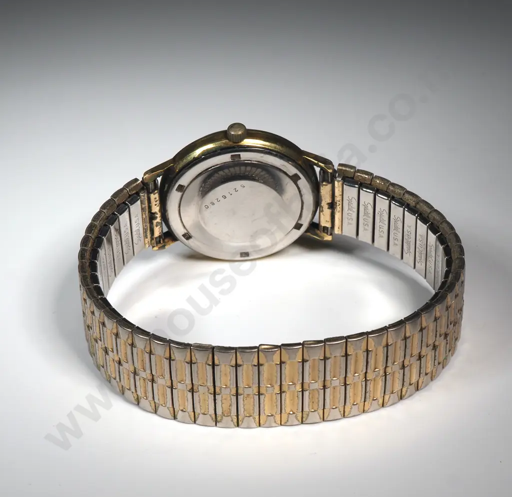 Vintage Cased Automatic Gents Gold Capped Eterna Eternamatic Wrist Watch on Flex Strap Image 1++