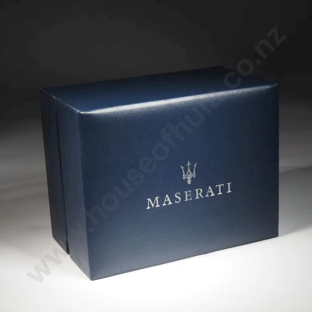 Gents Modern Maserati Automatic Skeleton Wristwatch, Running - in Box w Instruction Manual - Like New Image 1++